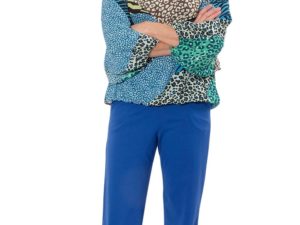 Schnittmuster Hose berta Romanit Blau