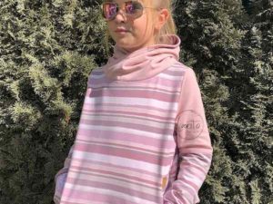 Jade Kids Sommersweat Streifen Schnittmuster Hoodie