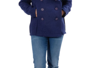 Schnittmuster Wolljacke Daphne Walk Blau Damenjacke 1