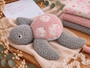 Stoffpaket Schildkröte Romea / Stoff für 2 Kuscheltiere - Mädchenkram