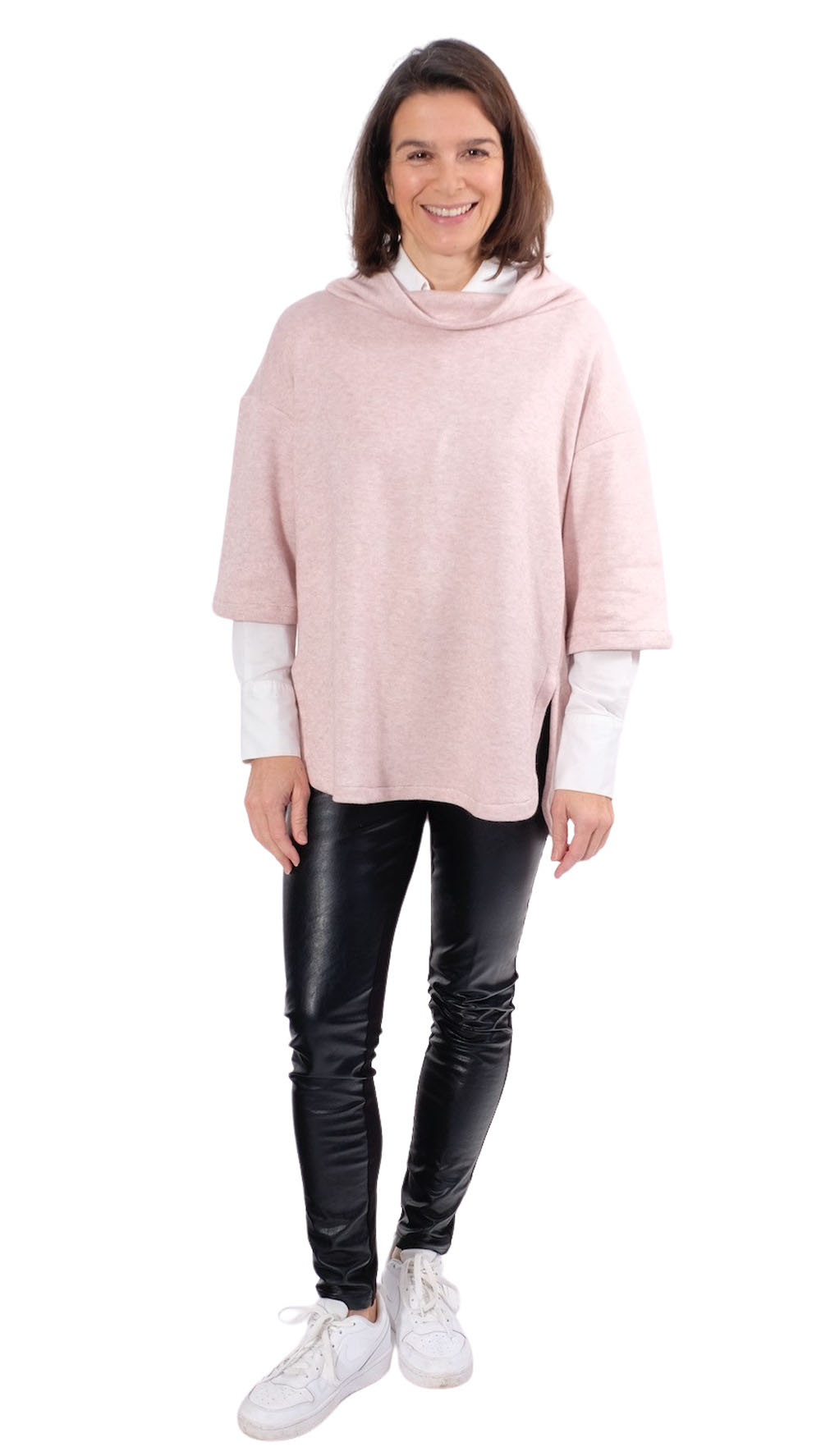 Schnittmuster Bluse Strick Lioba Rosa 1