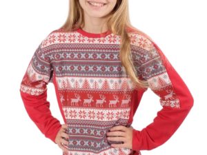 Schnittmuster Piet Unisex Mädchen Shirrt Raglanshirt Weihnachten