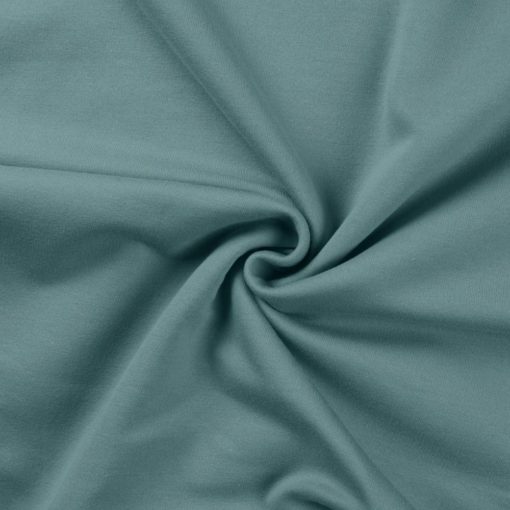 Jersey Eisblau Viskose Baumwolle