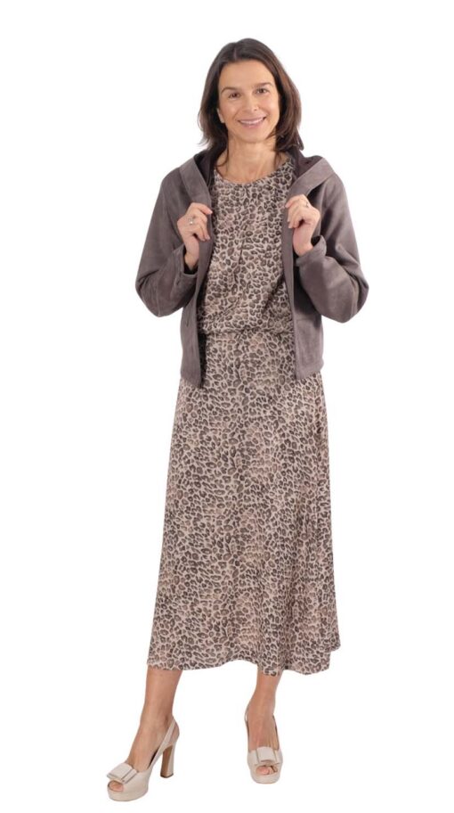 Schnittmuster Bluse Pinar Suede Waschleder ayla