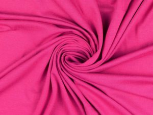 Jersey aus Bambus, unifarben Pink