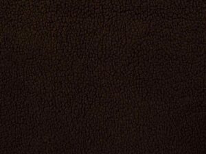 Boucle Teddystoff, unifarben dunkles Braun