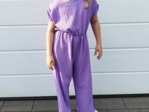 Schnittmuster Jumpsuit Franny Viskose Bubble Jersey - 6