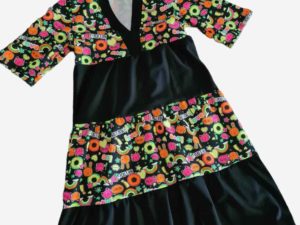 Schnittmuster Boho Kleid Francesca Stufenkleid - 1