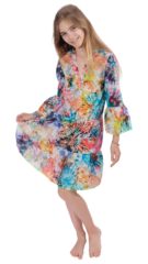 Schnittmuster Boho Kleid Francesca Stufenkleid - 1