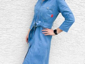 Schnittmuster Kleid Fina Denim Jeans - 1