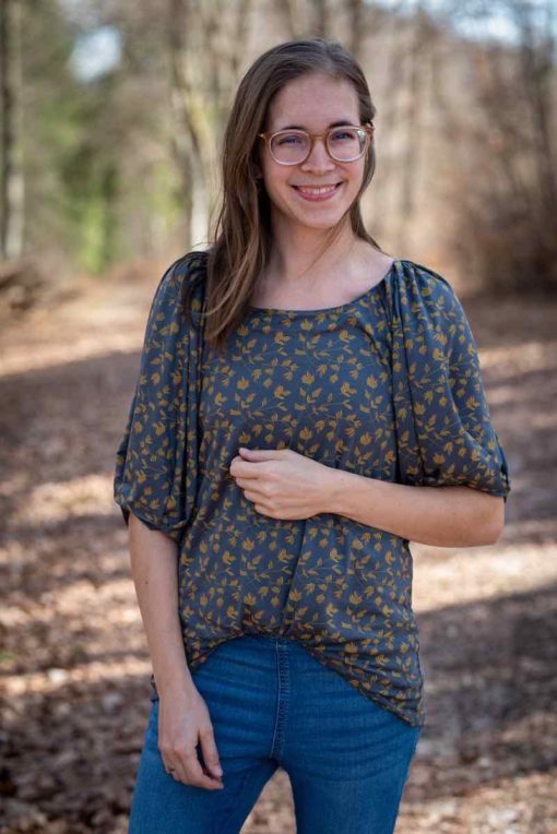 schnittmuster Kleid Farina Viskose midi