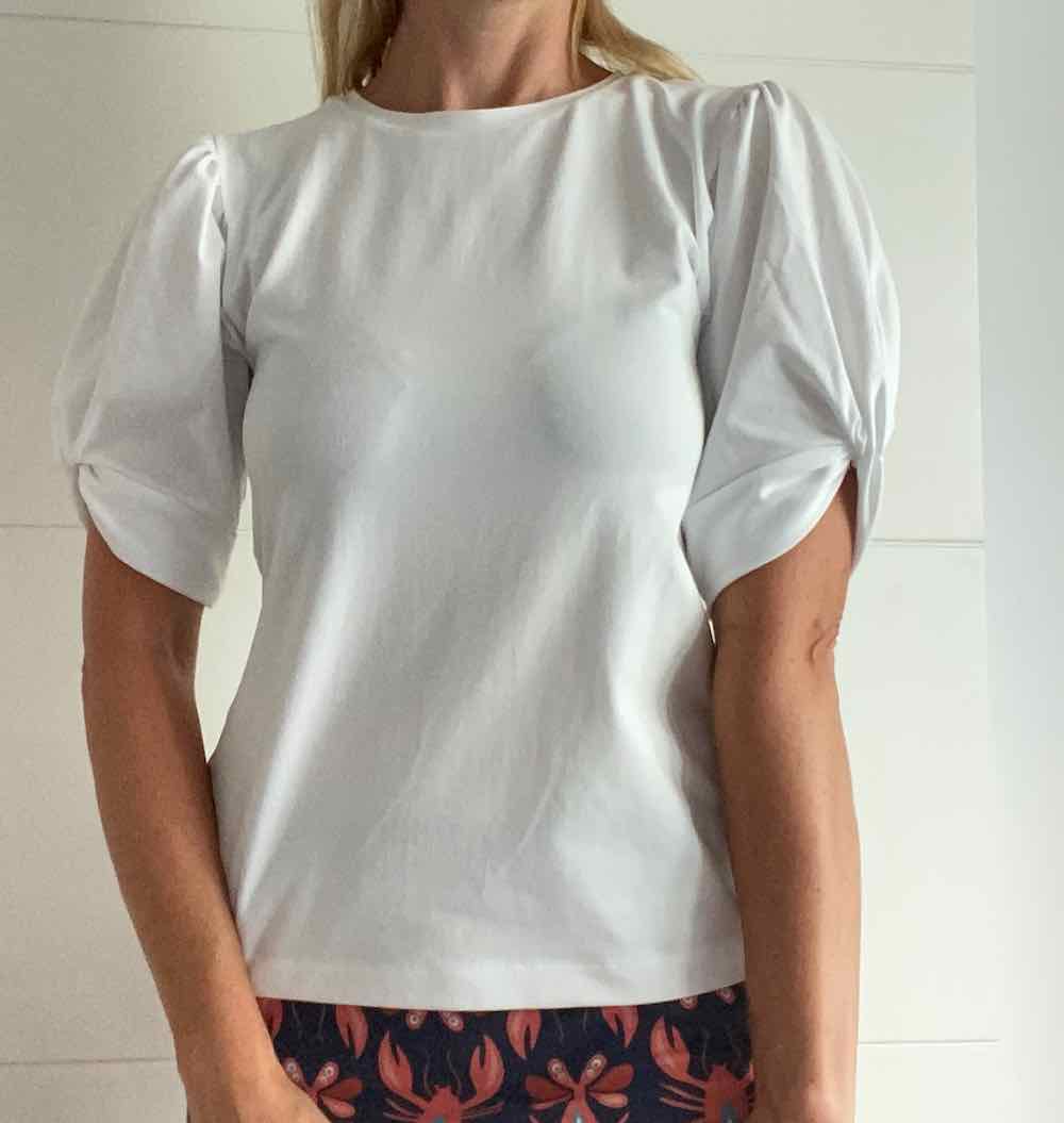 Schnittmuster Shirt Silja Jersey Weiß – 2
