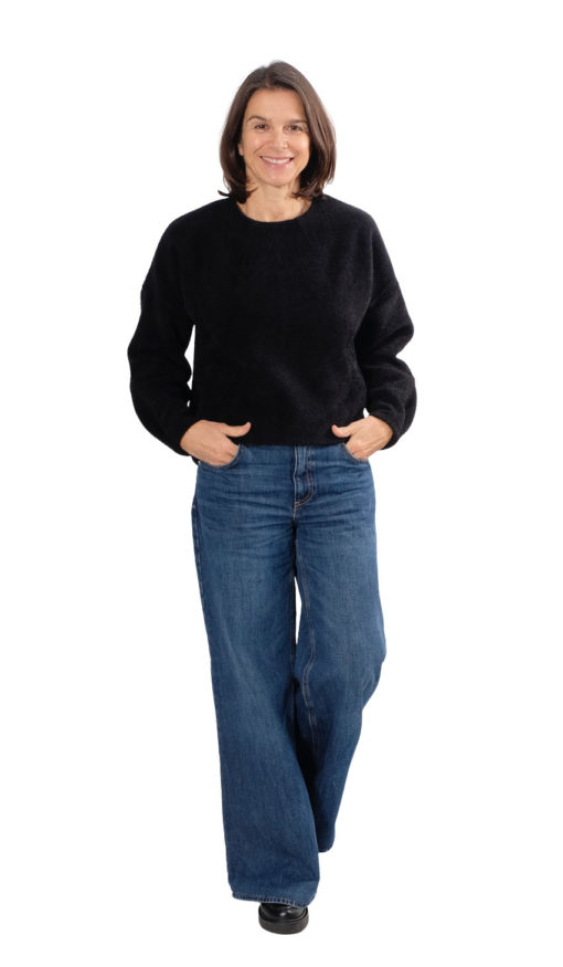 Shirt Lexa Mantelflausch Schwarz