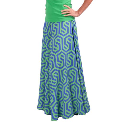 Hose Rena Polyesterstoff 1 Blau Grün