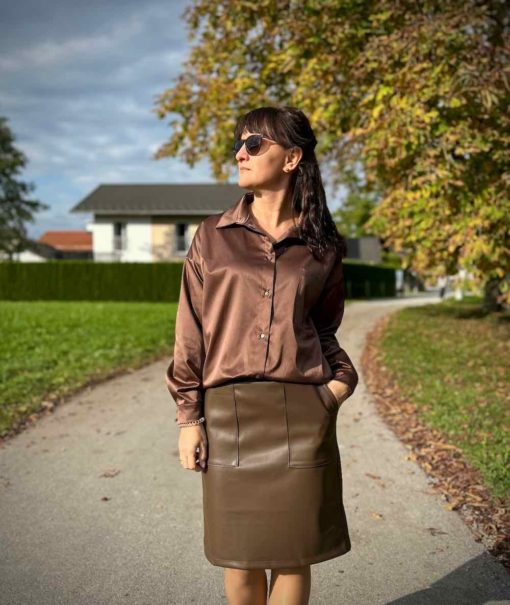 Schnittmuster Bluse Serafina Satin Stretch - 4