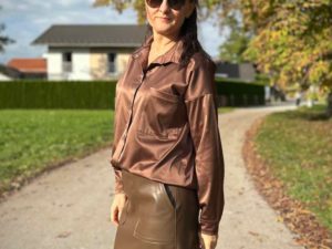 Schnittmuster Bluse Serafina Satin Stretch - 4