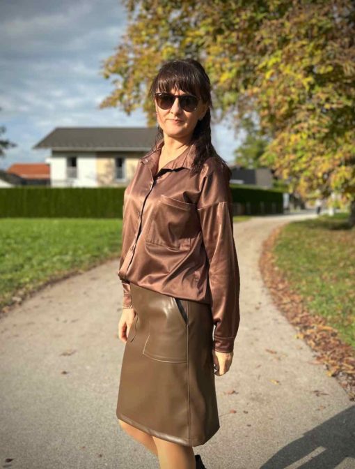 Schnittmuster Bluse Serafina Satin Stretch - 4