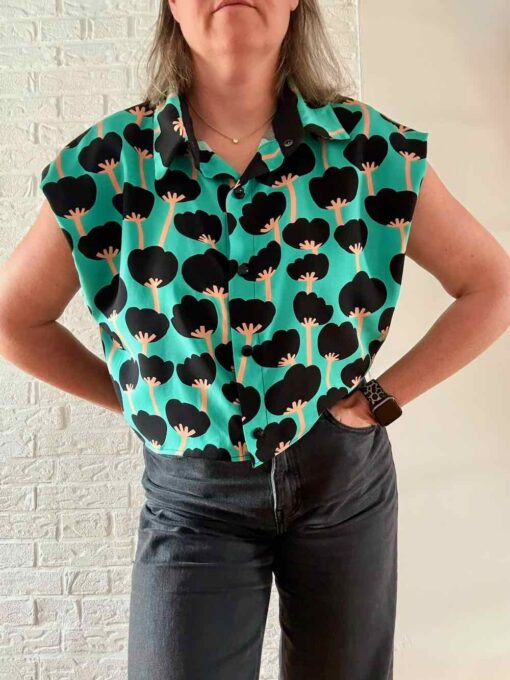 Schnittmuster Serafina Bluse kurz - 7
