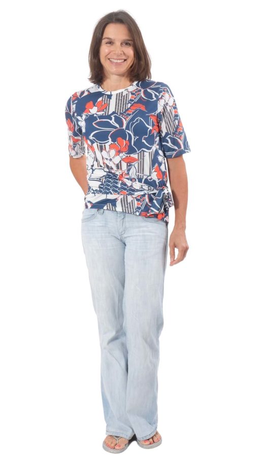 Knotenshirt Vesna Viskosejersey Slinky