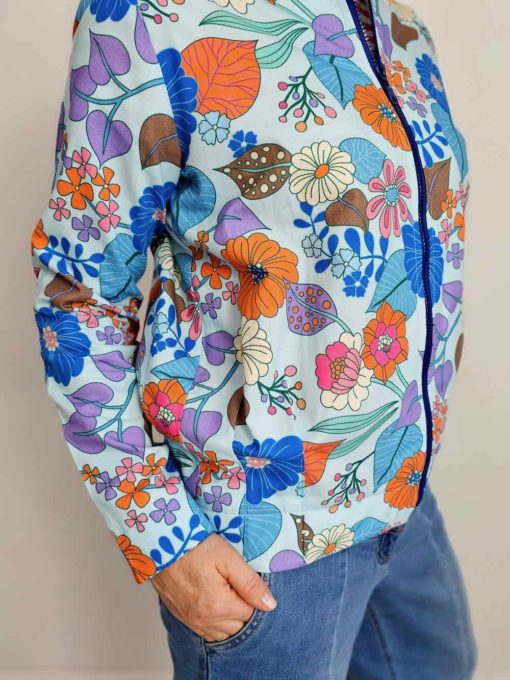Schnittmuster Jacke Nessa Blumen - 7