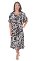 vSchnittmuster Kleid Esra Gürtel zebra