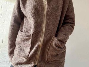 Double Face Teddystoff Braun Gesa - 5