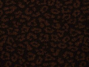 Boucle Teddystoff, Leo Musterung Braun