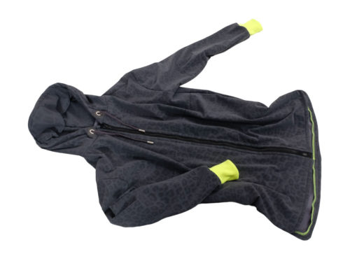 Schnittmuster Jacke Aina Leo Grau