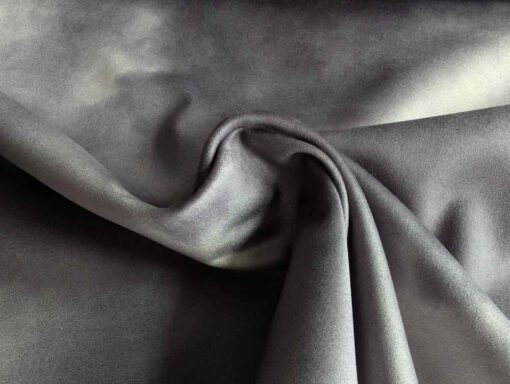 Suede Waschleder Blaugrau