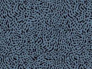 09851.005_Jersey Musterung geometrisch Blau Schwarz