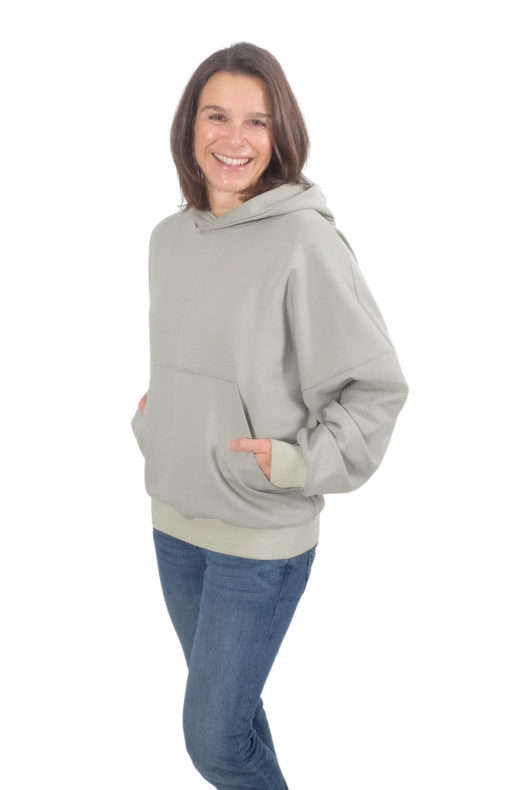 Sweatshirt Milda mint unifarben