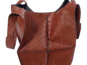 Flechtleder Aruna Braun Tasche Shopper 2