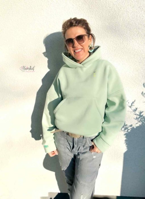 Schnittmuster Pullover Milda Sweat Mint - 3