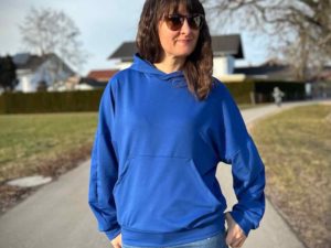 Schnittmuster Pullover Milda Sweat blau - 5