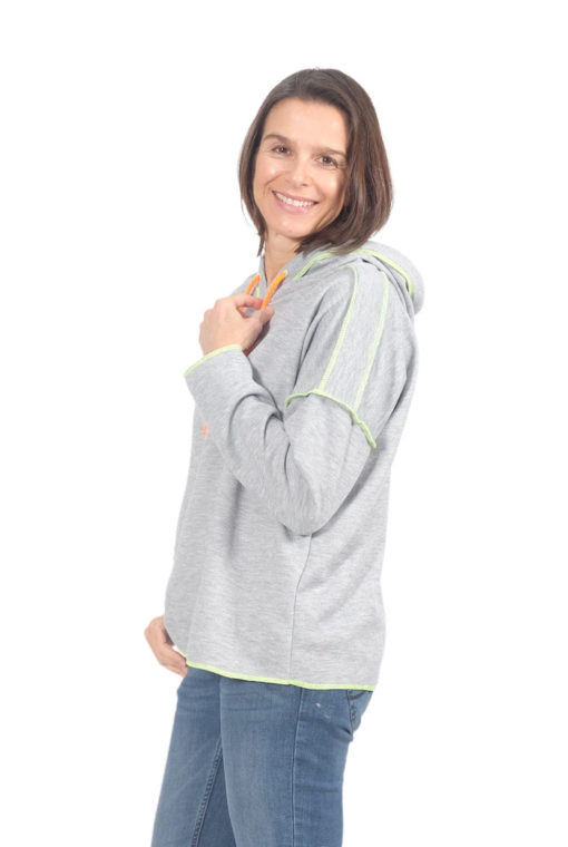 Schnittmuster Grau Aniela SommerSweat Shirt