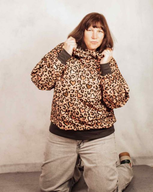 Schnittmuster Hoodie Milda Leo Sweat - 2