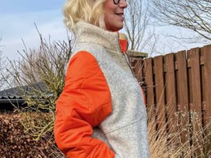 Schnittmuster Jacke Tosha Teddy Orange - 1