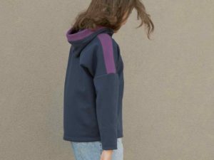 Schnittmuster Shirt Hoodie Aniela Kapuzen Sweat - 4