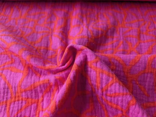 Musselin Orange Pink - 2
