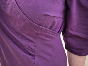 Schnittmuster Shirt Annina Jersey lila - 4