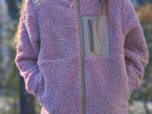 Tosha Jacke Gelegt Teddy Rosa