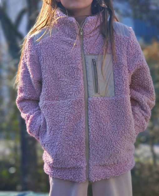 Tosha Jacke Gelegt Teddy Rosa