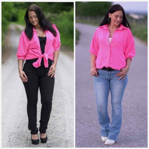 Schnittmuster Hemd Milana Neon Pinkcollage - 1
