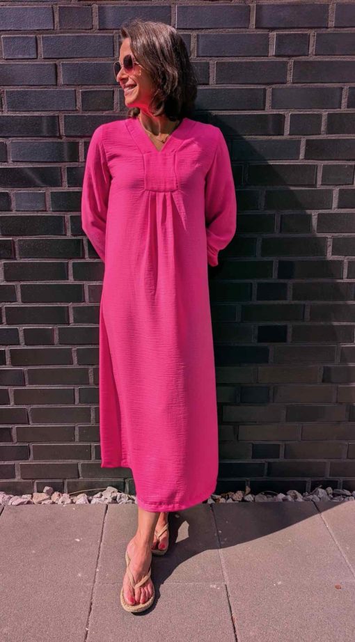 Schnittmuster Kleid AIDA Neon Pink - 1