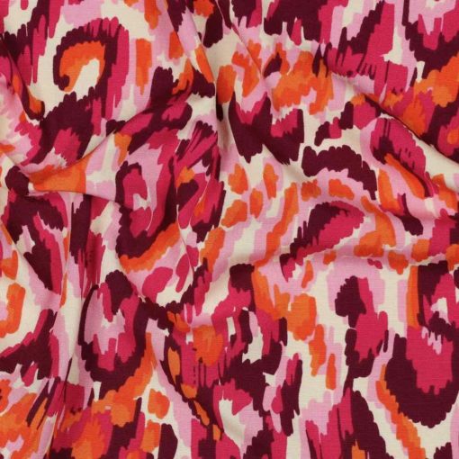 05195.001_Viskose Stretch Pink Orange