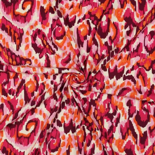 05195.001_Viskose Stretch Pink Orange
