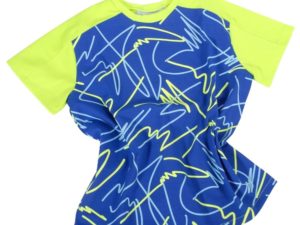 Jesey Blau mit Neon Gelb Shirt Andy
