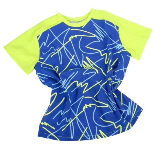 Jesey Blau mit Neon Gelb Shirt Andy