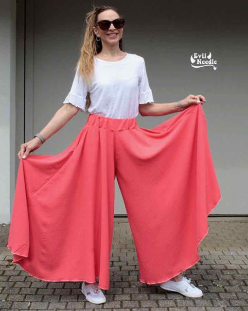 Hosenrock Rena Schnittmuster Sommerhose weit