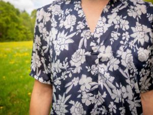 Schnittmuster Kleid Jaina Blumen Viskose - 2